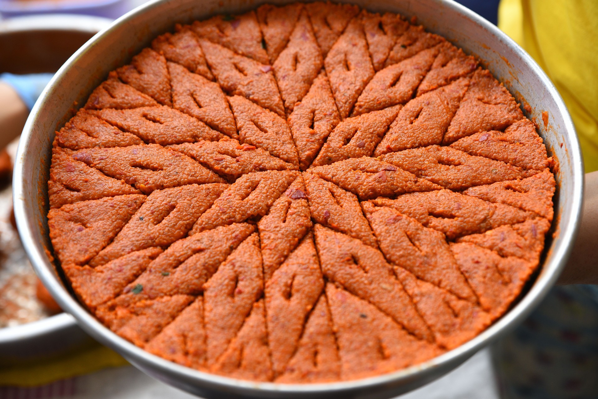 Arabic meat appetizer kibbeh